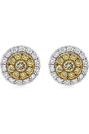 HYT Jewelry 18kt Weiß- und Gelbgoldohrringe mit Diamanten