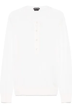 Tom Ford Pullover mit Henley-Kragen