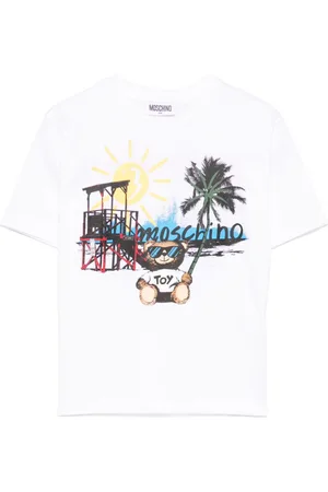 Moschino T-Shirt mit Teddy-Motiv