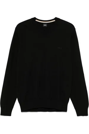 HUGO BOSS Pullover mit V-Ausschnitt