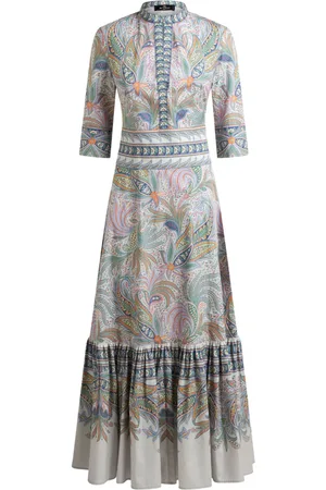 Etro Maxikleid mit Blumen-Print