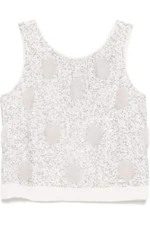 DICE KAYEK Verzierte Bluse mit Glitter