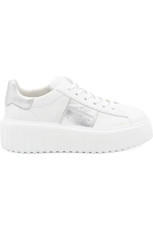 Hogan H-Stripes Sneakers mit Plateausohle