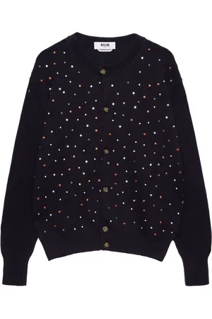 Msgm Cardigan mit Kristallverzierung