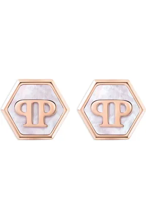 Philipp Plein Mini Ohrringe mit Logo