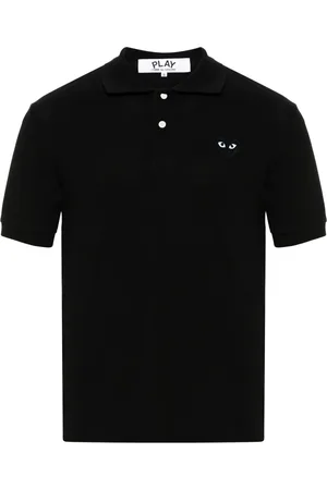 Comme des Garçons Poloshirt mit Herz-Patch