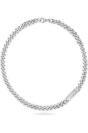 Philipp Plein Gothic Tag Halskette