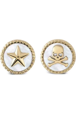 Philipp Plein Mini Ohrringe mit Logo