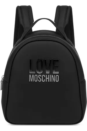 Moschino Rucksack mit Logo-Applikation
