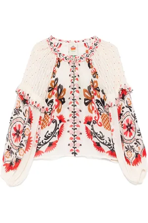 Farm Rio Cashew Mandala Bluse