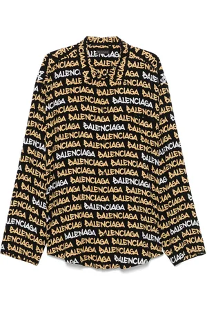 Balenciaga Hemd mit Logo-Print