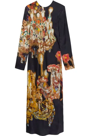 Msgm Maxikleid mit Print