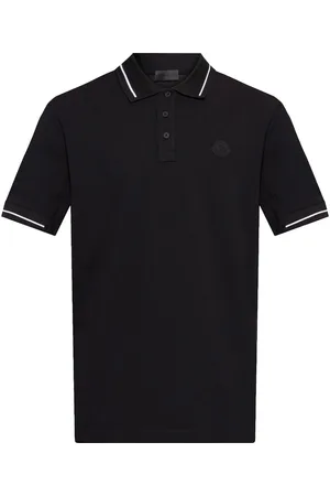 Moncler Poloshirt mit Logo-Patch