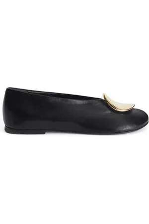 Jil Sander Ballerinas mit dekorativem Schild
