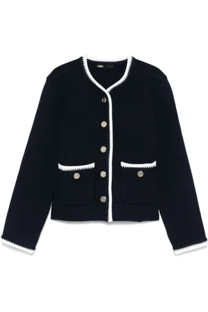 Maje Cardigan mit Kontrastdetails