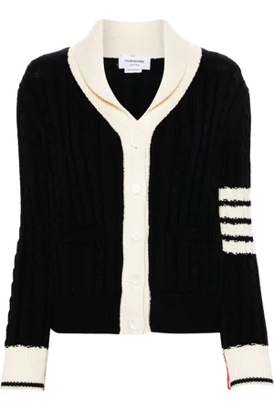 Thom Browne Cardigan mit Zopfmuster