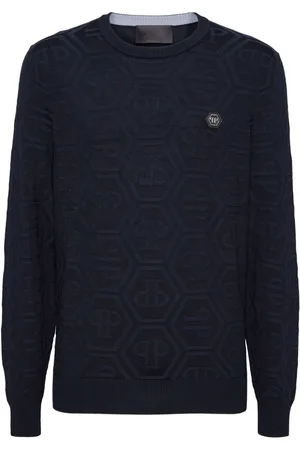Philipp Plein Pullover mit Monogramm-Jacquard