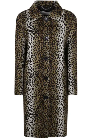 BLUMARINE Mantel mit Leoparden-Print