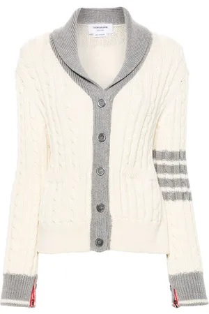 Thom Browne Cardigan mit Zopfmuster