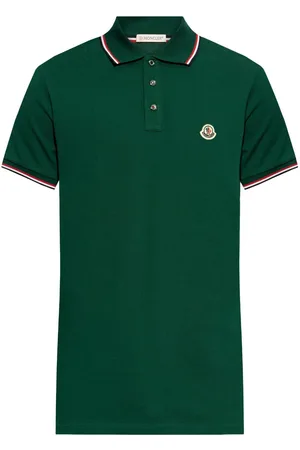 Moncler Poloshirt mit Logo-Patch