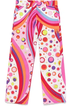 PUCCI Junior Hose mit abstraktem Print