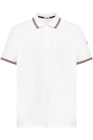 Moncler Poloshirt mit Logo-Patch
