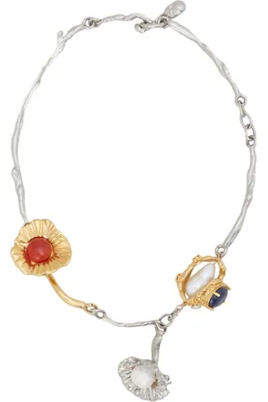 Marni Halskette mit Blumen-Anhänger