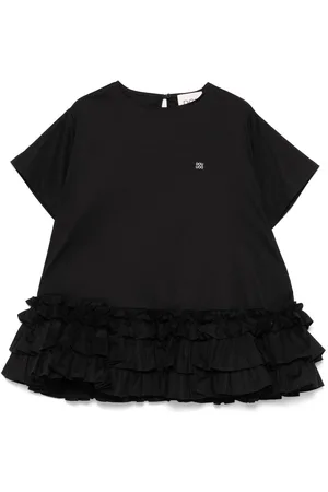 DOUUOD KIDS Kleid mit Rüschendetail