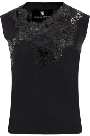 ERMANNO SCERVINO Bluse mit Spitzendetail