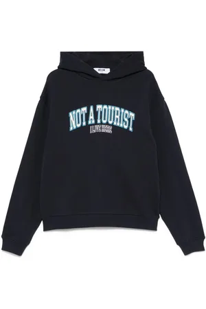 Msgm Hoodie mit Not a Tourist-Patch