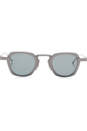 Thom Browne Sonnenbrille mit eckigem Gestell