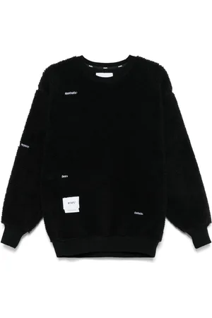 Wtaps Fleece-Sweatshirt mit Logo-Patch