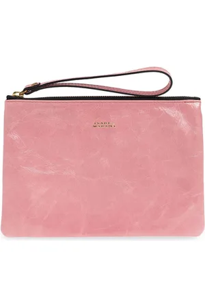 Isabel Marant Clutch mit Logo-Print