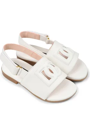 Dolce & Gabbana Sandalen mit Logo-Patch
