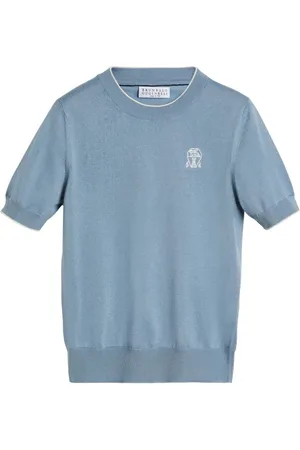 Brunello Cucinelli Gestricktes T-Shirt