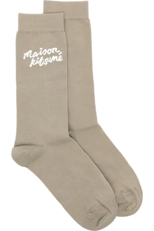 Maison Kitsuné Socken mit Handschrift
