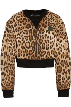 Dolce & Gabbana Pullover mit Leoparden-Print