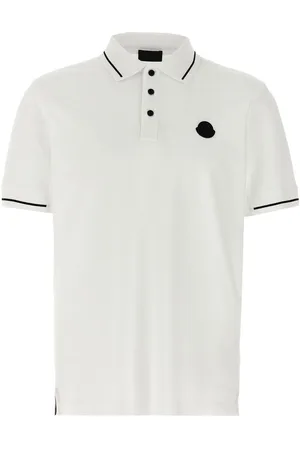 Moncler Poloshirt mit Logo-Patch