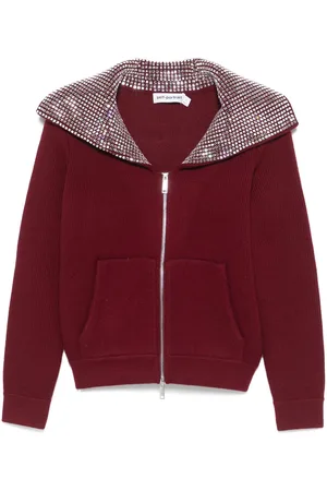 Self-Portrait Cardigan mit Diamante-Kragen