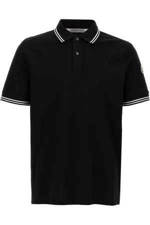 Moncler Poloshirt mit Logo-Patch