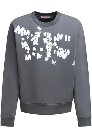 Marni Sweatshirt mit Logo-Print