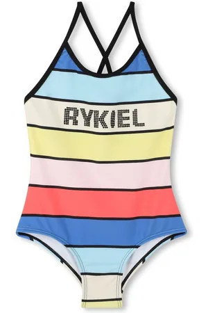 Sonia Rykiel Enfant Badeanzug mit Logo-Verzierung