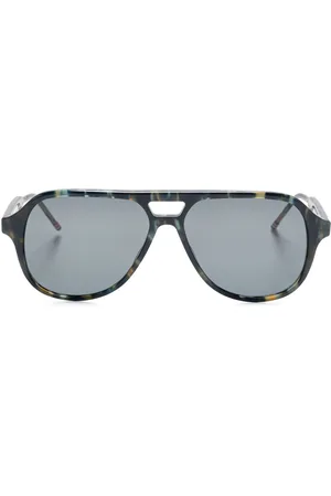 Thom Browne Getönte Pilotenbrille