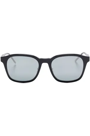 Thom Browne Sonnenbrille mit eckigem Gestell