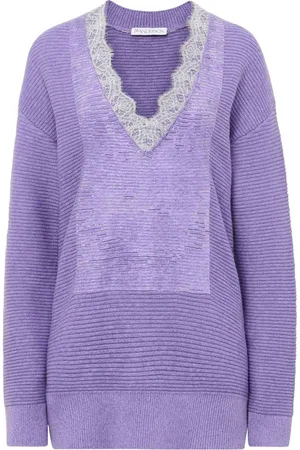 J.W.Anderson Pullover mit Spitzenbesatz