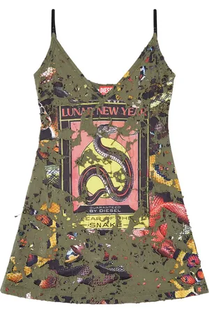 Diesel New Year of the Snake Capsule Minikleid