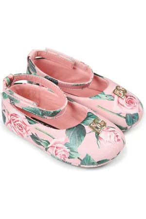 Dolce & Gabbana Ballerinas mit Rosen-Print