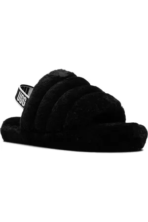 UGG Fluff Yeah "Black" Pantoletten