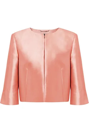 Alberta Ferretti Jacke in Satinoptik