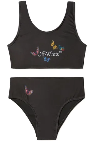 OFF-WHITE Bookish Bikini mit Schmetterling